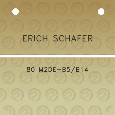 erich-schafer-80-m2de-b5b14