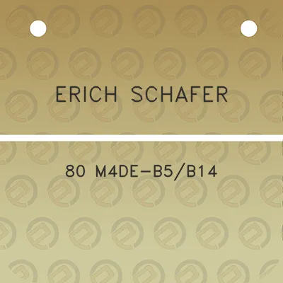 erich-schafer-80-m4de-b5b14