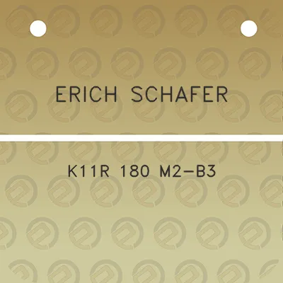 erich-schafer-k11r-180-m2-b3