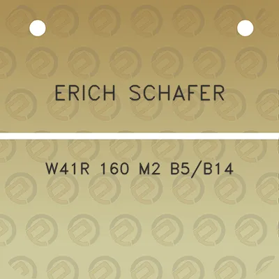 erich-schafer-w41r-160-m2-b5b14