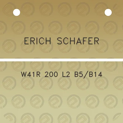 erich-schafer-w41r-200-l2-b5b14