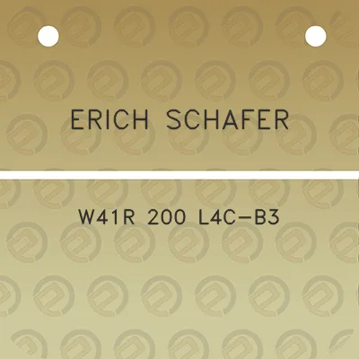 erich-schafer-w41r-200-l4c-b3