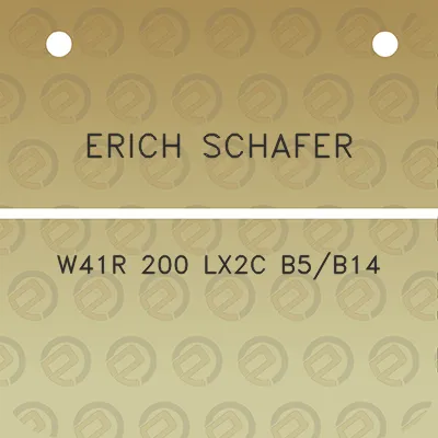 erich-schafer-w41r-200-lx2c-b5b14