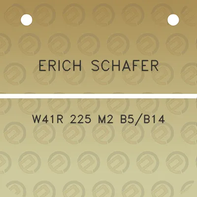 erich-schafer-w41r-225-m2-b5b14