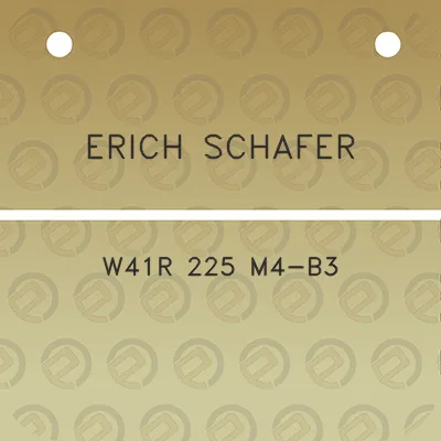 erich-schafer-w41r-225-m4-b3