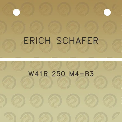 erich-schafer-w41r-250-m4-b3