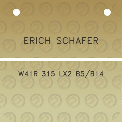 erich-schafer-w41r-315-lx2-b5b14