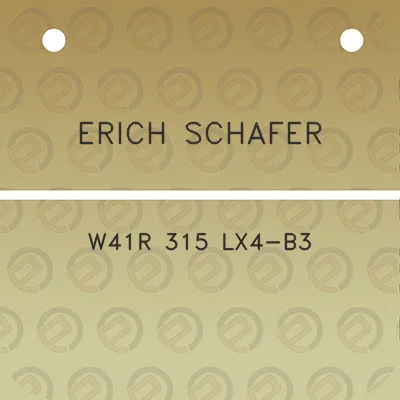 erich-schafer-w41r-315-lx4-b3