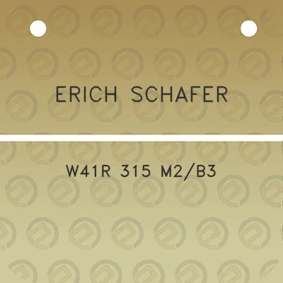 erich-schafer-w41r-315-m2b3