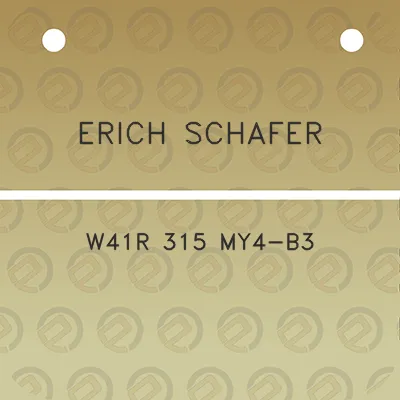 erich-schafer-w41r-315-my4-b3