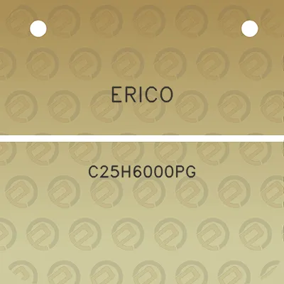 erico-c25h6000pg