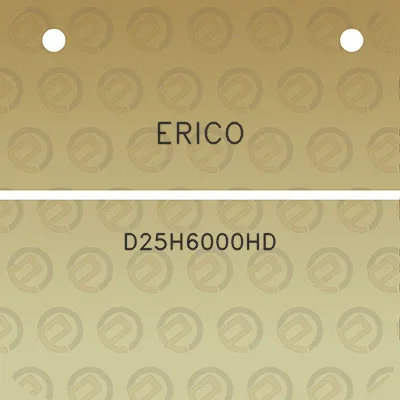 erico-d25h6000hd