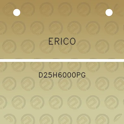 erico-d25h6000pg