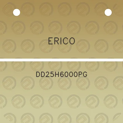 erico-dd25h6000pg