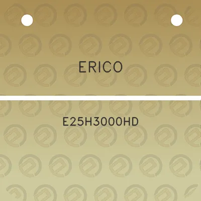 erico-e25h3000hd