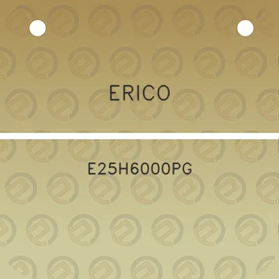 erico-e25h6000pg