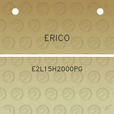 erico-e2l15h2000pg