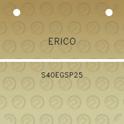 erico-s40egsp25