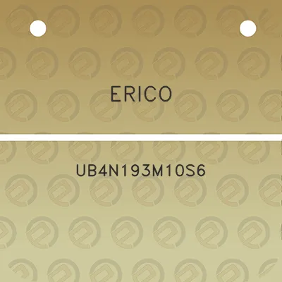 erico-ub4n193m10s6