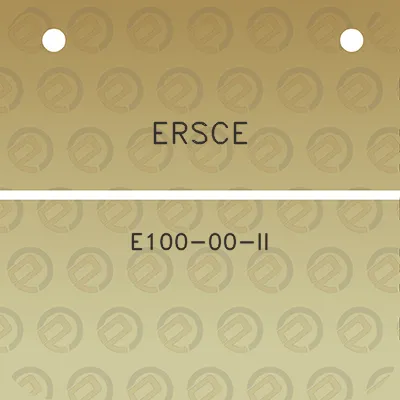 ersce-e100-00-ii