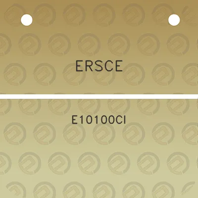 ersce-e10100ci