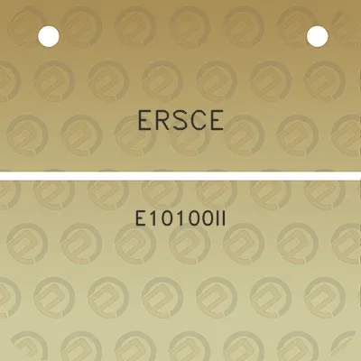 ersce-e10100ii