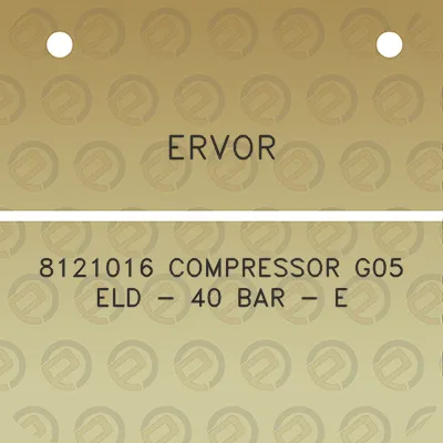 ervor-8121016-compressor-g05-eld-40-bar-e