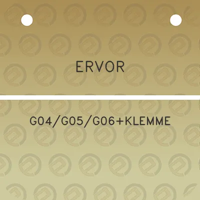 ervor-g04g05g06klemme