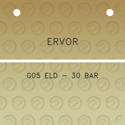 ervor-g05-eld-30-bar