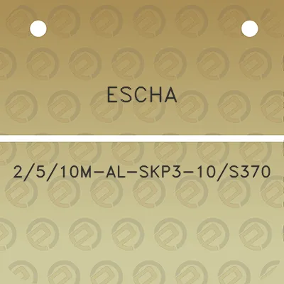 escha-2510m-al-skp3-10s370