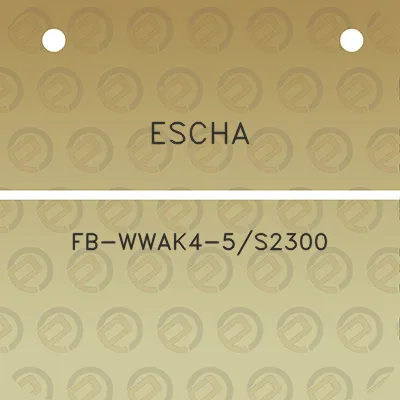 escha-fb-wwak4-5s2300