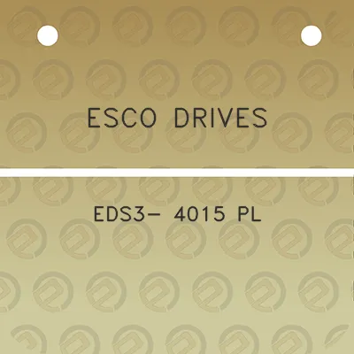 esco-drives-eds3-4015-pl