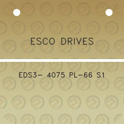 esco-drives-eds3-4075-pl-66-s1