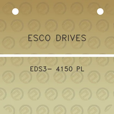 esco-drives-eds3-4150-pl