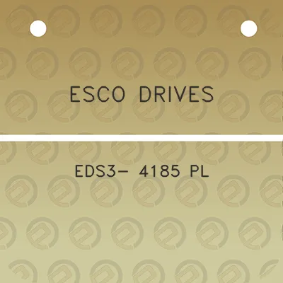 esco-drives-eds3-4185-pl