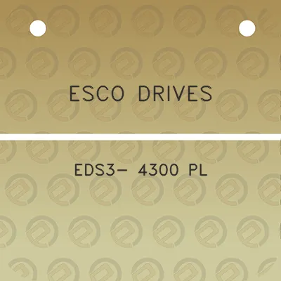 esco-drives-eds3-4300-pl