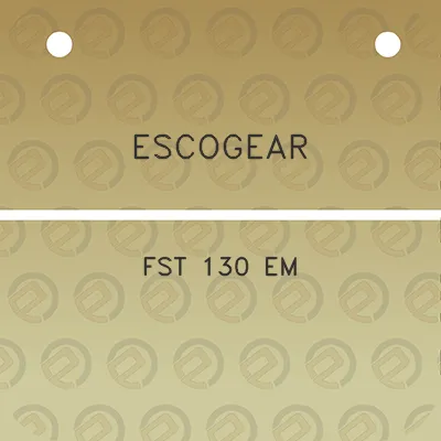 escogear-fst-130-em