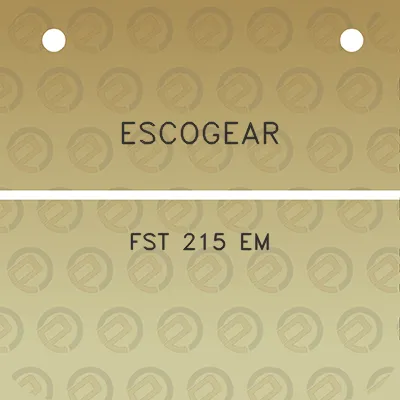 escogear-fst-215-em