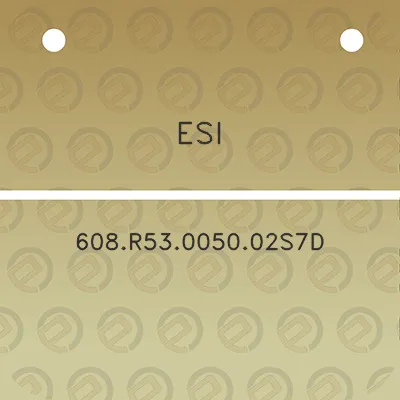 esi-608r53005002s7d