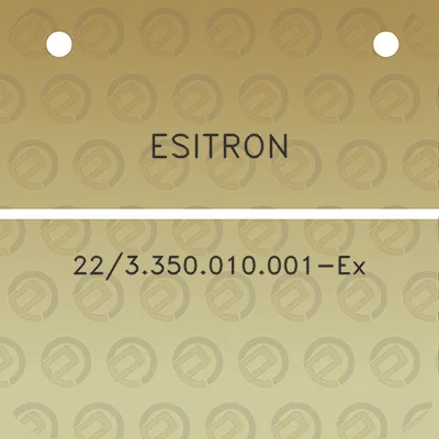 esitron-223350010001-ex