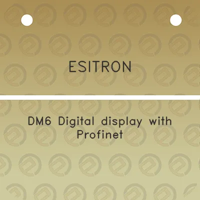 esitron-dm6-digital-display-with-profinet