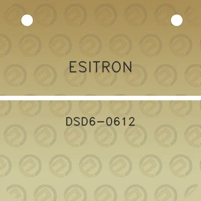 esitron-dsd6-0612