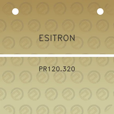 esitron-pr120320