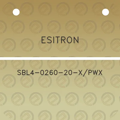 esitron-sbl4-0260-20-xpwx