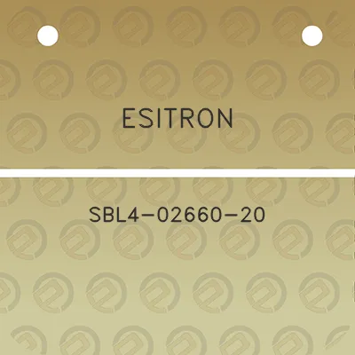 esitron-sbl4-02660-20