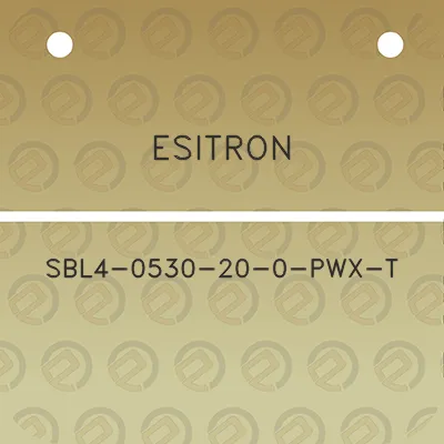 esitron-sbl4-0530-20-0-pwx-t