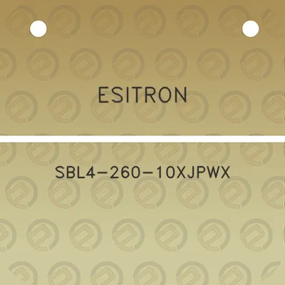 esitron-sbl4-260-10xjpwx