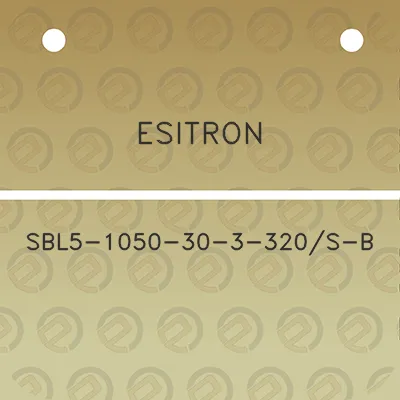 esitron-sbl5-1050-30-3-320s-b