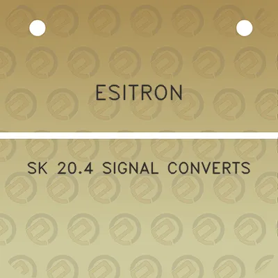 esitron-sk-204-signal-converts