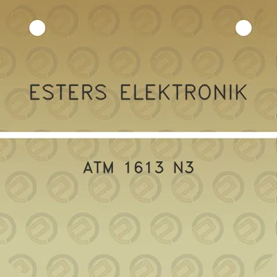 esters-elektronik-atm-1613-n3